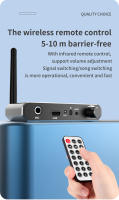 Receptor de Audio HIFI con Bluetooth 5,2, convertidor DAC Coaxial Digital a analógico de 3,5mm, AUX, RCA, Mic, u-disk Jack, adaptador inalámbrico ESTÉREO - details 8