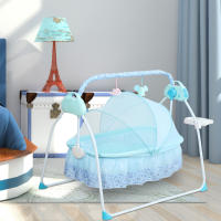 Cuna Eléctrica para Bebé Pendulete Automático Cama de Niño Deportes y Salud Cunas Azul Blanco - details 2