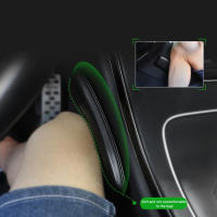 Rodillera de cuero PU para coche, textura clara y fina, para una mejor experiencia de conducción - details 6
