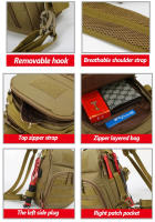 Bolso de pecho multifunción para hombre, bandolera grande para deportes al aire libre, Camping, senderismo, pesca, mochila de hombro - details 2