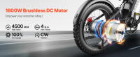 SucceBuy Motor eléctrico sin escobillas de 1800W, 48V 4500rpm para Go Karts, bicicletas eléctricas, motos de cross, motocicletas, scooters DIY - details 0