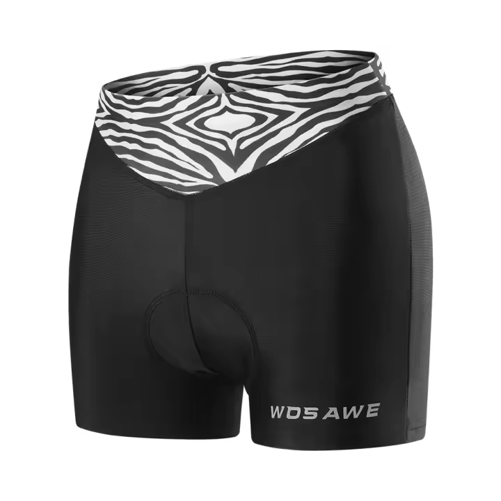 WOSAWE Pantalones Cortos de Ciclismo para Mujeres Transpirables, a Prueba de Golpes, Material de Tela Ancha de Poliéster - 1