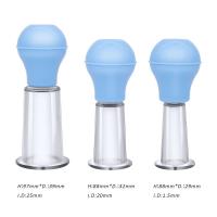 Taza de masaje Facial de goma de 3 tamaños, taza de vacío de PVC rosa/azul, ventosa para levantar la piel, raspado de la piel, piernas y brazos - details 4