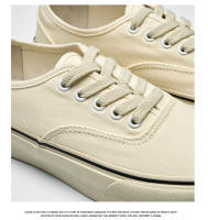 Zapatillas de lona transpirables Suela gruesa, blanco, talla pequeña, estilo coreano y japonés - details 19