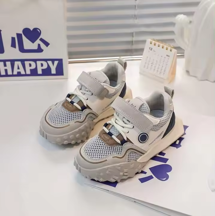 Nuevos estilos de otoño invierno, botas Martin de cuero a la moda y cálidas de felpa para niños - 1