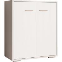 Mueble aparador Lander para salón moderno, blanco mate, 60x71x30 cm - details 0