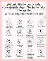2024 Reloj Inteligente Mujer, Rastreador de Actividad Física, Monitor de Salud para Frecuencia Cardíaca, Oxígeno en Sangre y Sueño, Pantalla de 1.2 '' Reloj Inteligente de Fitness para Android iPhone, IP67 Impermeable, Correas Dobles - Acero y Silicona - details 1