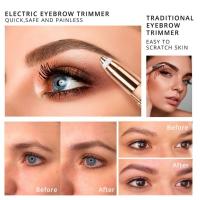 SANDALFON Maquinilla de Afeitar para Cejas Eléctrica 4 en 1, 4 cabezales de corte Recortadora de Vello Nasal, Depilación Facial para Mujeres  y removedor de Cabello, Brazos, Piernas, Cuerpo, Lavable Recargables Carga usb Seguro y sin Dolor - details 13