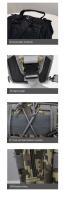 Bolso de hombro táctico militar para hombres, mochila de viaje deportiva, bolso cruzado al aire libre, senderismo y camping - details 2