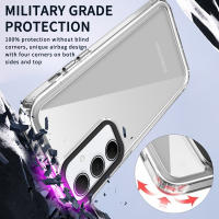 Funda de TPU y Acrílico Transparente Para Galaxy A55 5G - details 5