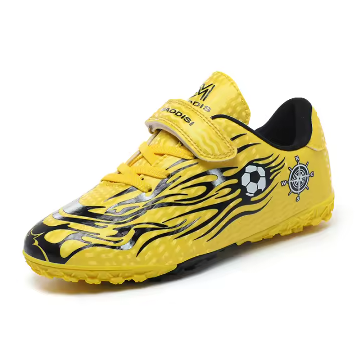 Tacos de fútbol deportivos para niños y niñas, zapatillas de entrenamiento de césped para interiores y exteriores - 1