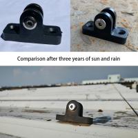 Extremo del ojo de la tapa de la cubierta de nailon negro, accesorios superiores de Bimini marino, herrajes para toldos, accesorios, utilizados para Kayak, canoa, barco marino - details 10