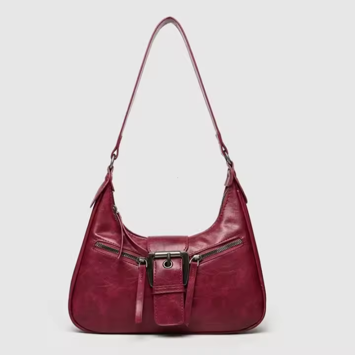 2025 Nuevo Bolso De Las Mujeres Retro Bolso Bandolera Moda Luna Creciente Bolso Simple Tendencia - 1