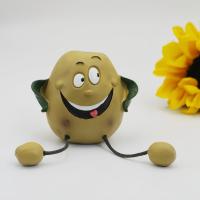 Figura de frutas y verduras de dibujos animados, brócoli, patatas, artesanías de resina, zanahorias, adornos de escritorio, artesanía, estatua de verdura bonita, regalo - details 8