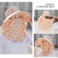 Gorra de Sol de Verano con Borla Grande Protección UV Gorra de Malla Facial Extraíble - details 6