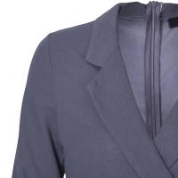 2024 Otoño Invierno moda Midi Oficina señora vestidos de manga larga elegante flaco con cinturón trabajo corporal vestido de tubo sólido de negocios - details 8
