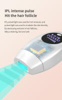 Vancostar-Depiladora láser LCD para mujeres, máquina de afeitar corporal con lámpara cambiable, IPL, 1200000 Flash, envío directo - details 9