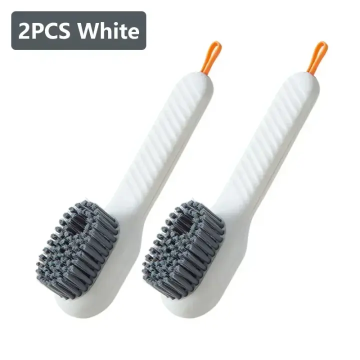 Cepillo de Limpieza Multifuncional Cepillo Líquido Automático Suave para Zapatos Mango Largo - 1