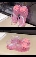 Zapatos de gelatina de cristal para niñas a la moda, zapatos de princesa coreana, sandalias Baotou para niñas - details 36