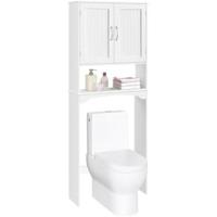 Mueble de baño con lavabo de cerámica, armario bajo lavabo para lavabo con 2 puertas, 61x43,5x84 cm, blanco - details 10