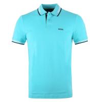BOSS Polo ajustado de algodón elástico Camiseta de verano - details 7