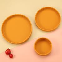 Juego de platos de cena de estilo nórdico para hornear, sartenes redondas de silicona para Pizza, bandeja antiadherente, platos de alimentación al aire libre, 3 uds. - details 1