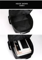 Mochilas de negocios impermeables para hombre, bolso para portátil de cuero PU, gran capacidad, carga USB, bolsa de viaje a la moda - details 12