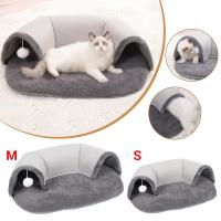 Ellipses-túnel interactivo para mascotas, cama de doble uso para gatos, hurones, conejos, juguetes de interior, casa, juguete de entrenamiento para gatitos - details 0
