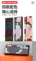 Teclado mecánico K98, eje azul, eje rojo, moldeo por inyección de dos colores con cable, periféricos de juego de teclas de sublimación térmica - details 14