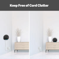 GGMM-Soporte de pared B1 con estante, para Amazon Alexa Echo 4ª generación/Echo Dot 4ª generación - details 5