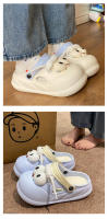 Zuecos con aumento de altura de suela suave de EVA para mujeres, estudiantes, parejas, zapatillas cerradas de playa de verano al aire libre - details 9