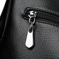 Bolso de mano de piel de vaca y cuero para mujer, bolso de gran capacidad, bolso de hombro con patrón impreso Retro, bolso cruzado femenino, nuevo - details 22