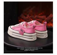 Zapatos de cuero con plataforma aumentada para mujer, zapatillas informales de estilo Joker, color blanco, novedad de 2024 - details 25