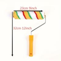 Juego de 6 rodillos de pintura de 9 pulgadas con cepillos de microfibra duraderos, fundas reutilizables y soporte de fácil agarre, perfecto para proyectos de mejoras del hogar y pintura del hogar - details 3