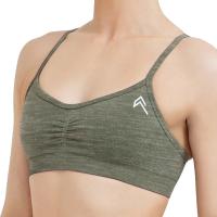Bralette de tirantes sin esfuerzo para mujer, ropa interior deportiva de LICRA sin costuras, elástica, transpirable, mejora el pecho, ocio - details 15