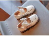 Zapatos pequeños de cuero para niña, zapatillas planas con lazo, de princesa, cómodas, para caminar, para primavera, 2024 - details 12