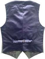 Chalecos para hombre, traje de Tweed, ropa de negocios para hombre, chaleco a rayas, chaleco Punk, padrino de boda, chaqueta marrón negra y gris Bleazer - details 2
