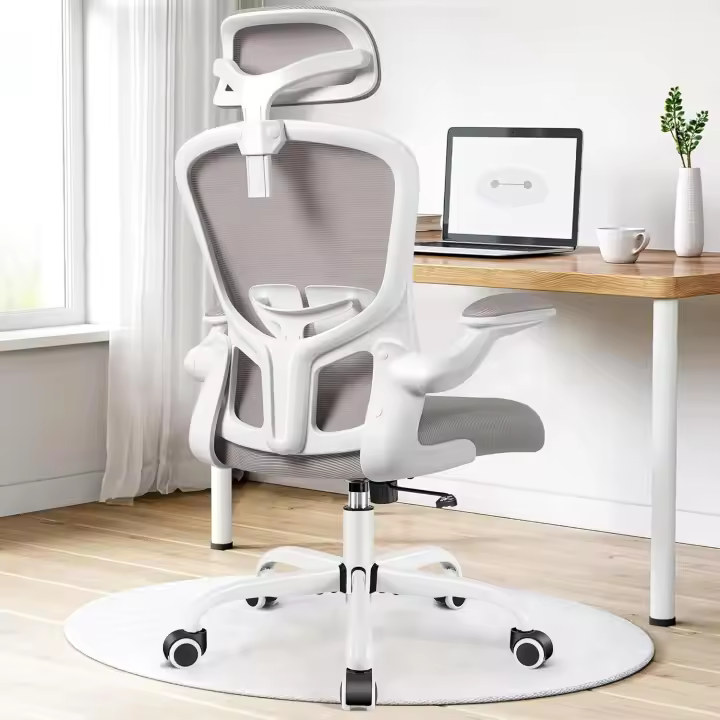Silla de Oficina Ergonómica Silla de Orderador con Almohadilla Ajustable para Lumbar - 1