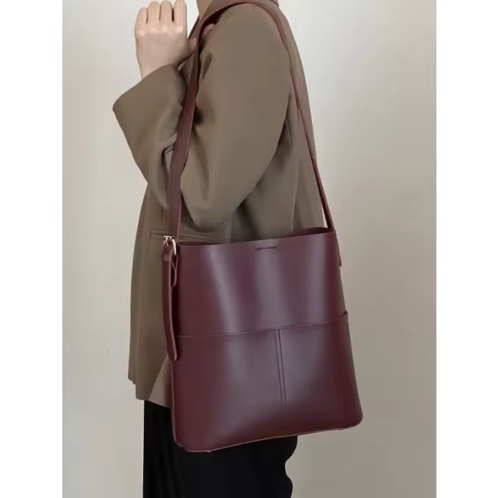 Nuevos bolsos para mujer, bolsos tipo cubo cruzados de gran capacidad, bolsos de hombro simples para mujer. - 1