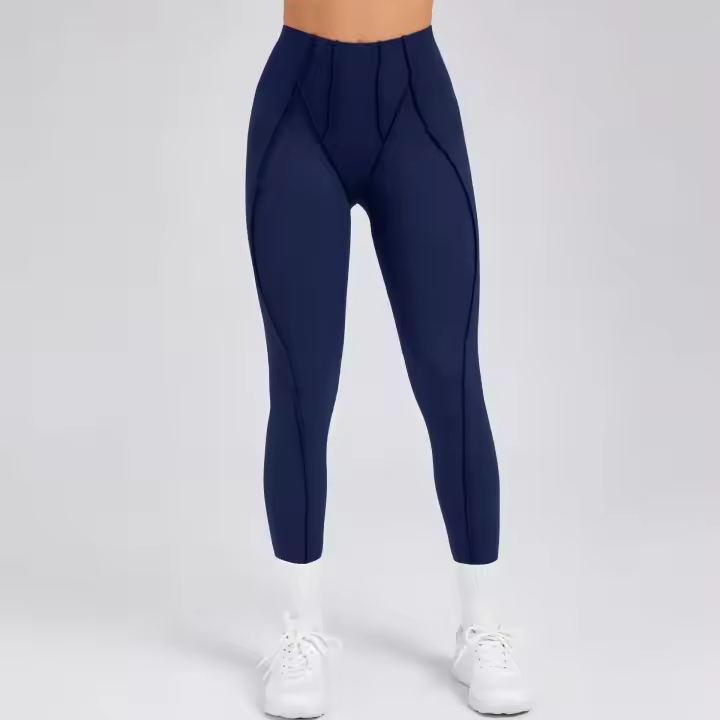 Body de yoga sin costuras para mujer, cintura alta deportiva para mujer, color melocotón, pantalones de entrenamiento para correr, entrenamiento, gimnasio - 1
