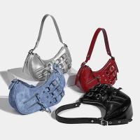 Bolso de hombro Retro para mujer, bolso Vintage de cuero PU con correa ajustable para axilas, bolso de diseñador estético, bolso Shopper - details 8