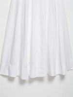 Elegante Vestido Midi Blanco sin Mangas Verano 2025 Moda Pura y Estilizada con Lazos - details 8