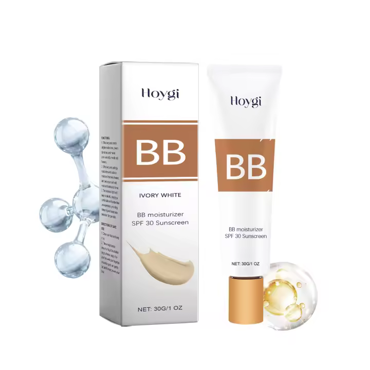 Serie BB Cream, protección, corrector hidratante, aislamiento líquido ligero, Base de maquillaje desnuda, Color de piel Natural - 1