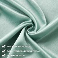 Cortinas opacas de 2 piezas para sala de estar, cortinas aislantes del frío y el calor para dormitorio con pestañas gris claro - details 12