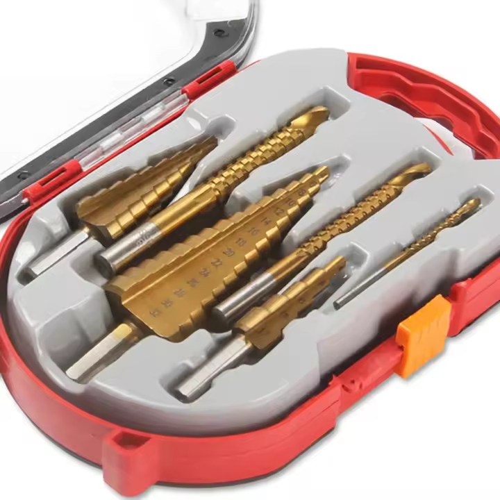 Set de Brocas de Tornillo Juego de 6 Brocas de Perforación de Madera y Metal - 1