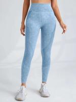 Body sin costuras para gimnasio para mujer, pantalones de yoga de secado rápido para realzar la cadera, monos deportivos con texto para correr y mujer - details 23