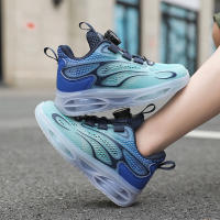 Calzado deportivo para exteriores, cómodos zapatos para correr para niños, antideslizantes y resistentes al desgaste, con superficie de malla transpirable - details 10