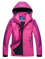 Chaqueta de Camping y Senderismo para Mujer Impermeable y a Prueba de Viento - details 2