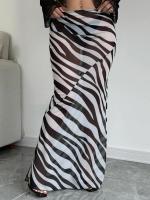 falda elegante con estampado de leopardo para mujer, faldas Maxi, ropa Y2K para oficina, Club, fiesta, ropa de calle informal, venta al por mayor, 2025 - details 31