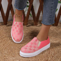 Zapatos informales de suela gruesa para mujer, zapatillas veraniegas versátiles con lentejuelas, a la moda, vulcanizados, 2024 - details 8